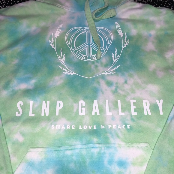 SLNP Gallery Ocean Mint Hoodie - Picture 2 of 3